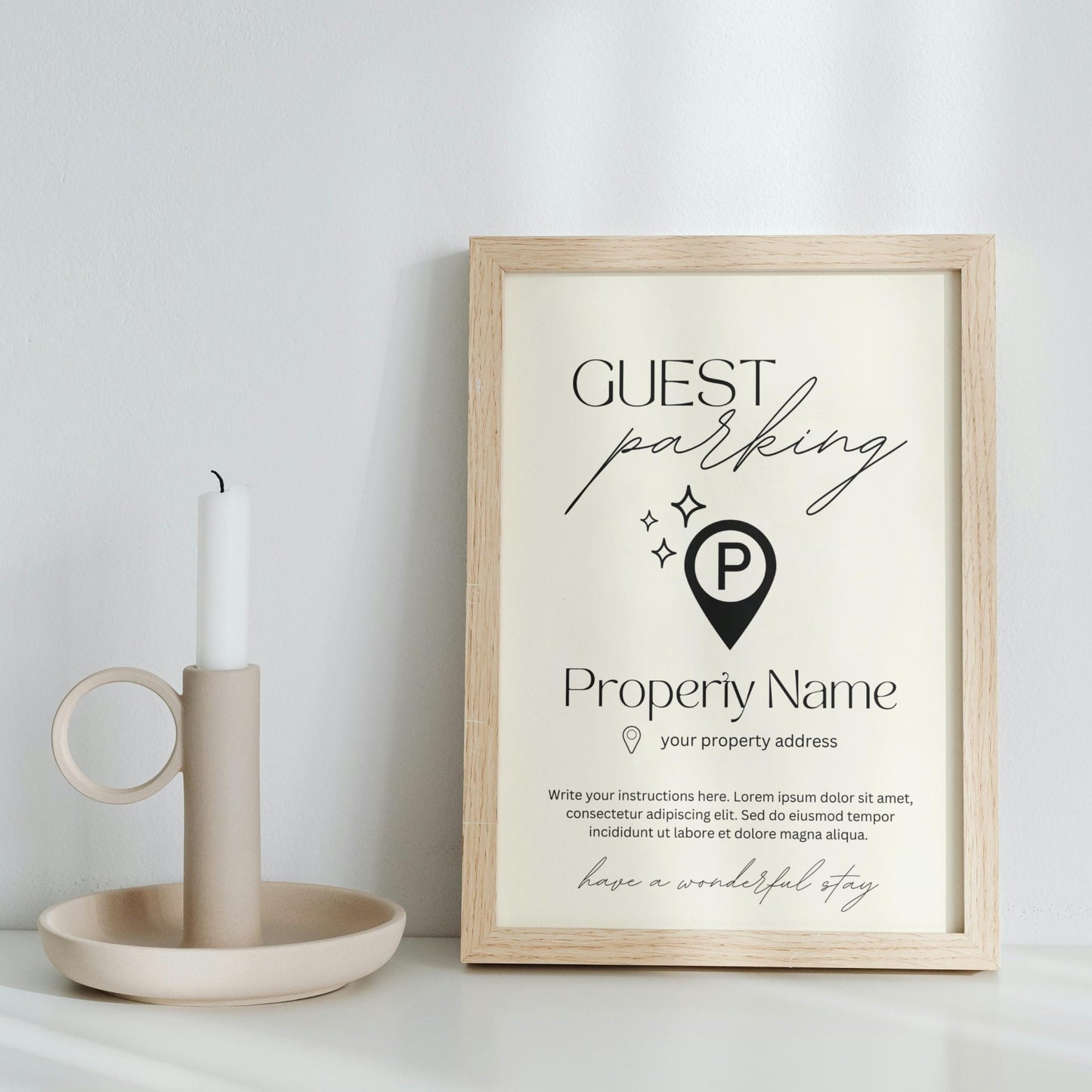 Part of the airbnb host sign bundle.