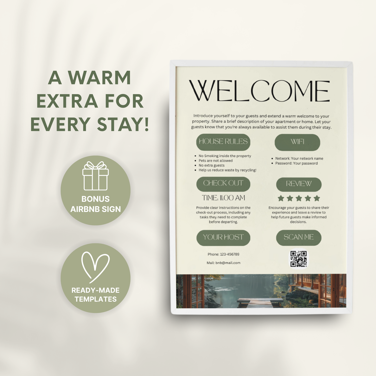 Airbnb Welcome Book Template - BUNDLE