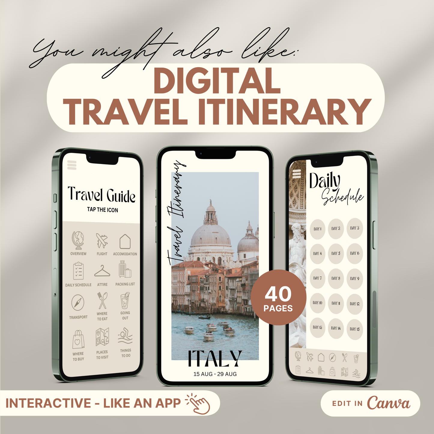 you might also like: travel itinerary