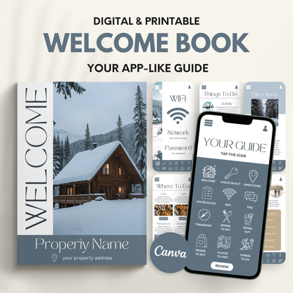 Airbnb Welcome Book Template - BUNDLE