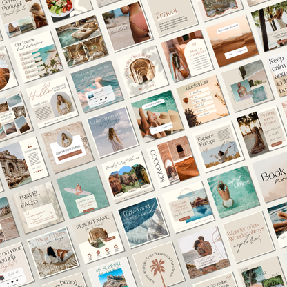 1500 Travel Instagram Bundle Template