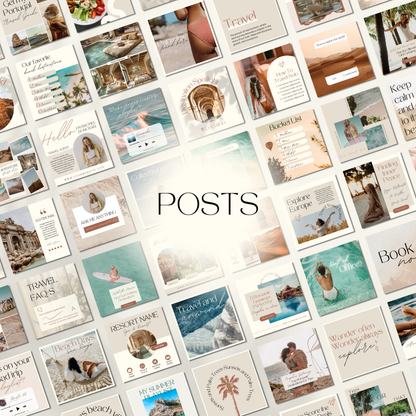 Ultimate 2500 Travel Instagram Bundle Template