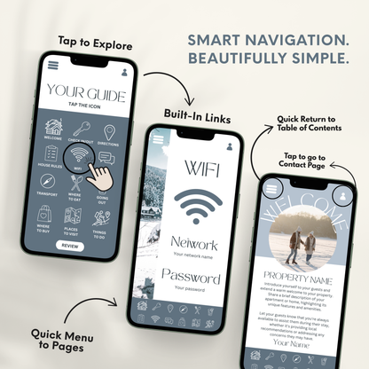 Airbnb Welcome Book Template - BUNDLE