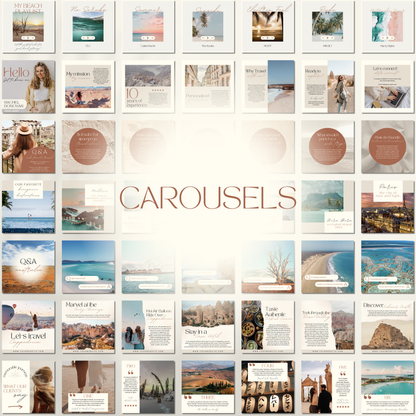 2000 Travel Instagram Bundle Template