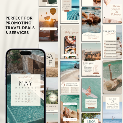 Ultimate 2500 Travel Instagram Bundle Template