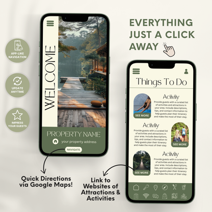 Airbnb Welcome Book Template - BUNDLE