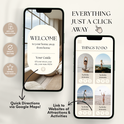 Airbnb Welcome Book Template - BUNDLE