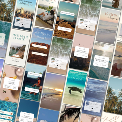 1500 Travel Instagram Bundle Template