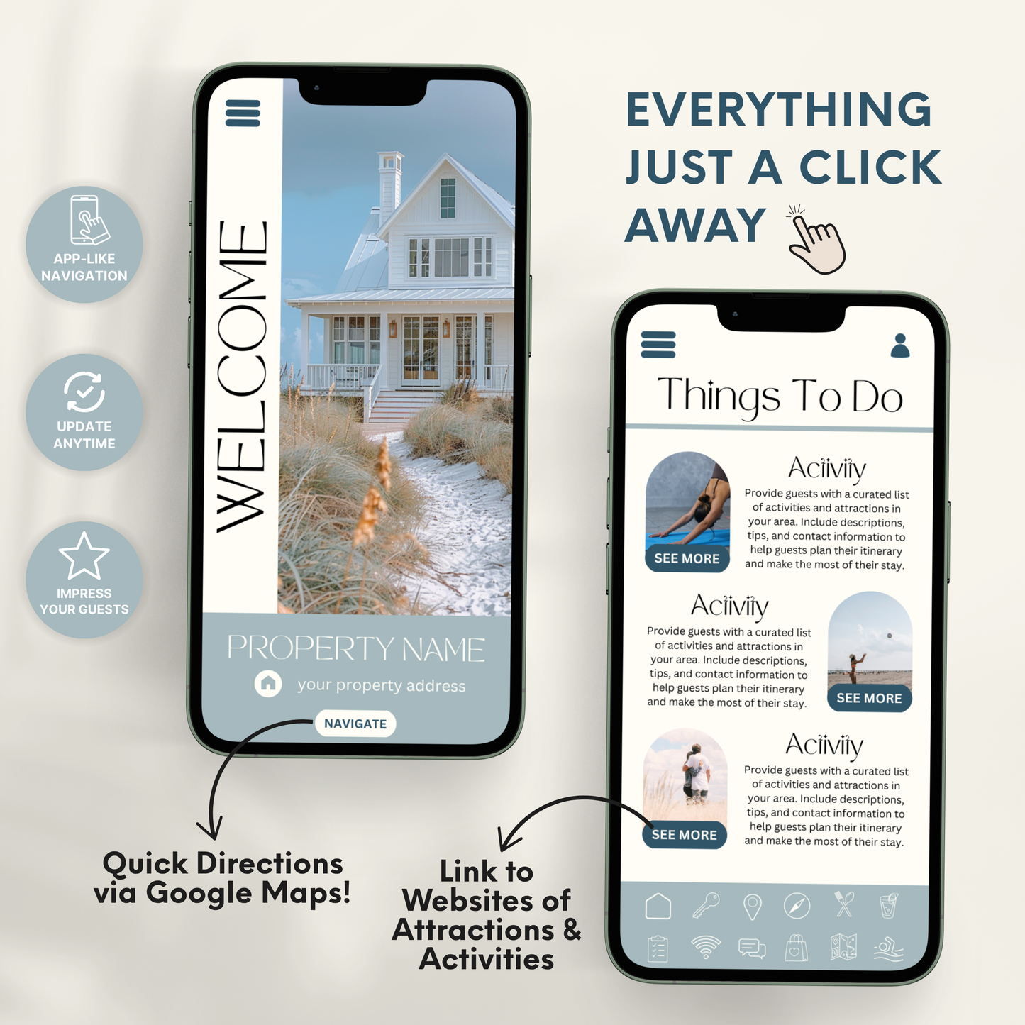 Airbnb Welcome Book Template - BUNDLE