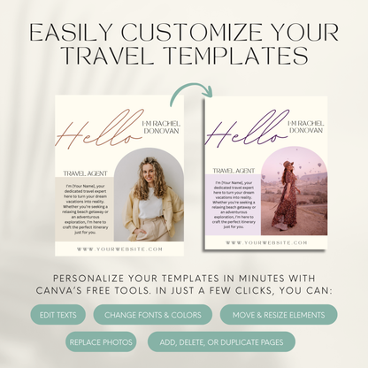 2000 Travel Instagram Bundle Template
