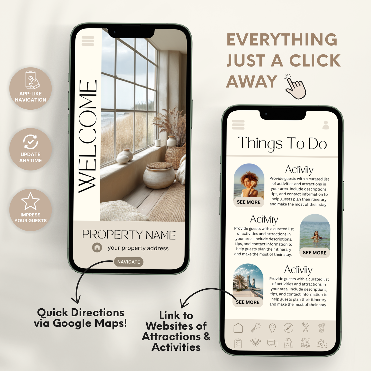 Airbnb Welcome Book Template - BUNDLE