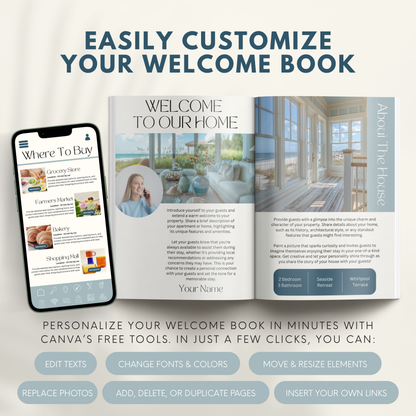 Airbnb Welcome Book Template - BUNDLE