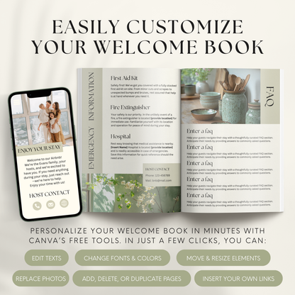 Airbnb Welcome Book Template - BUNDLE