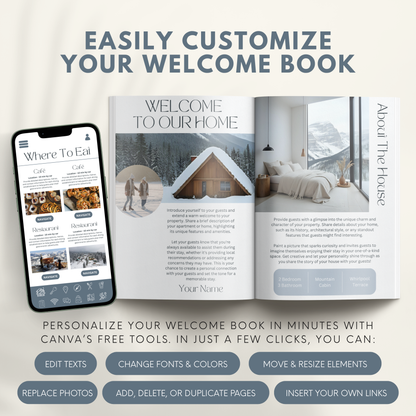Airbnb Welcome Book Template - BUNDLE