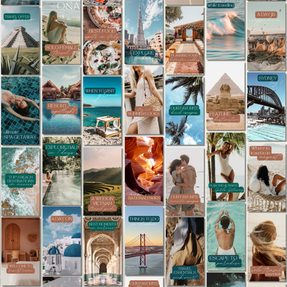 1500 Travel Instagram Bundle Template