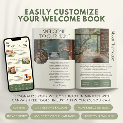 Airbnb Welcome Book Template - BUNDLE