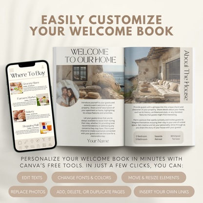 Airbnb Welcome Book Template - BUNDLE