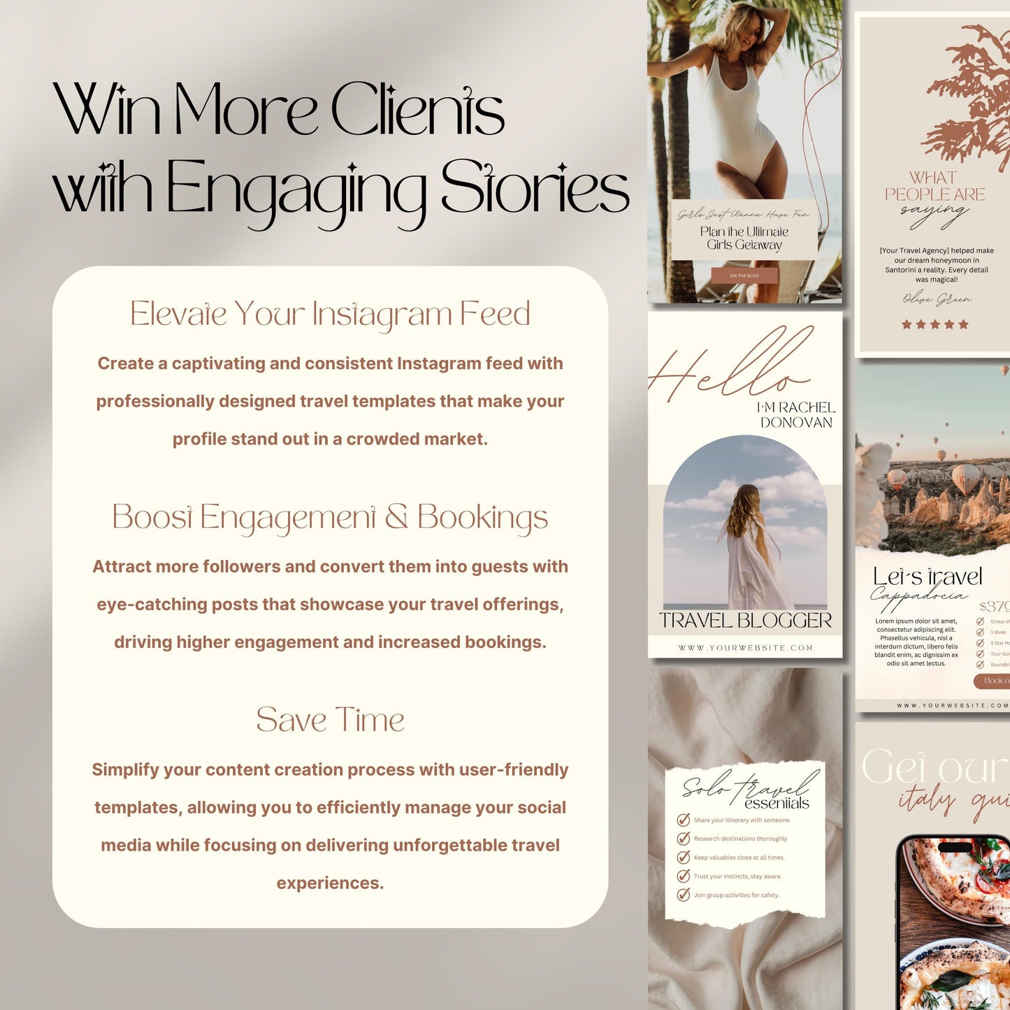 Win more Clients with Engaging Stories.