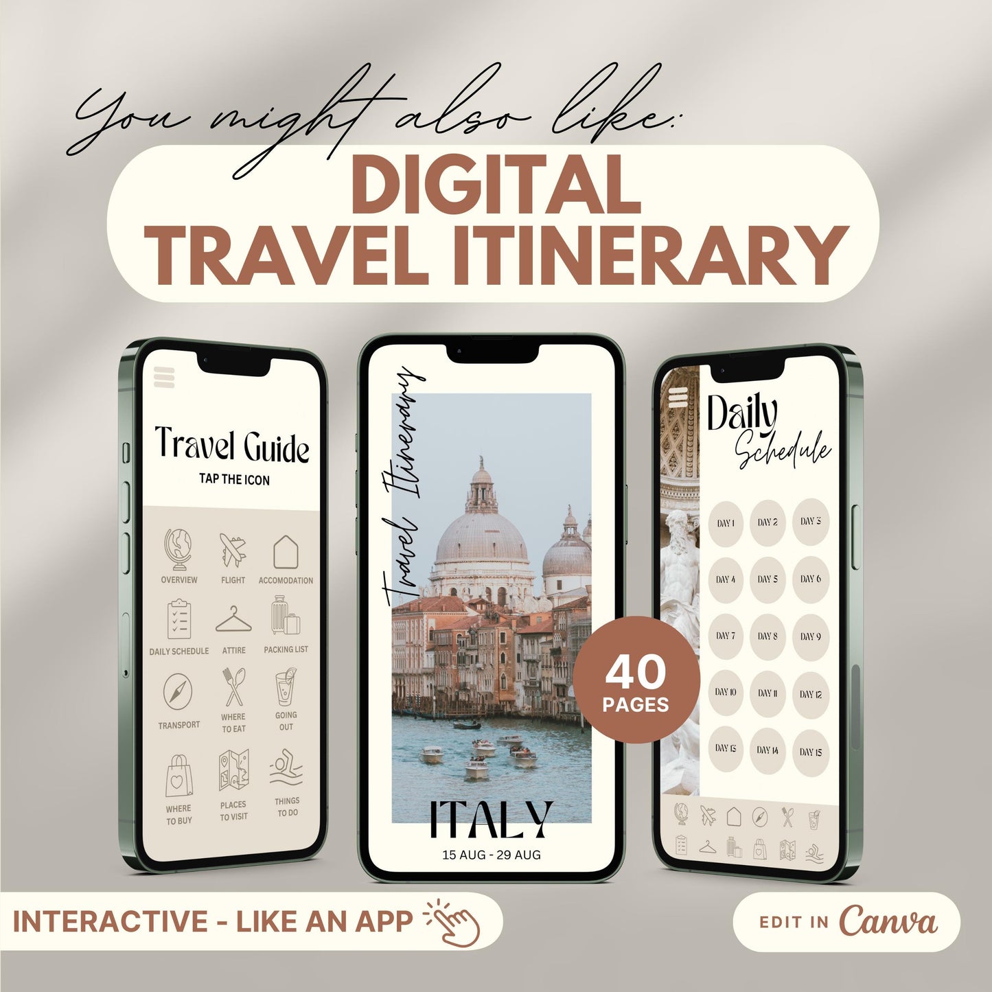 you might also like: travel itinerary