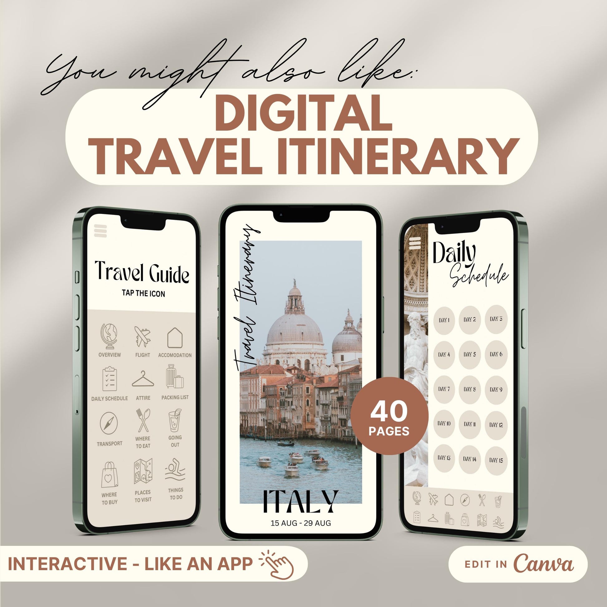 you might also like: travel itinerary