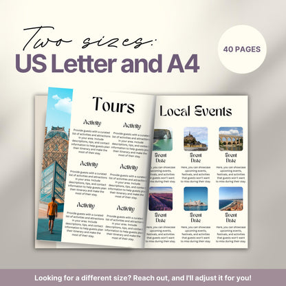 Travel itinerary template displayed in two formats: US Letter and A4 sizes, featuring organized trip details, minimalist design, and printable layout for easy planning.