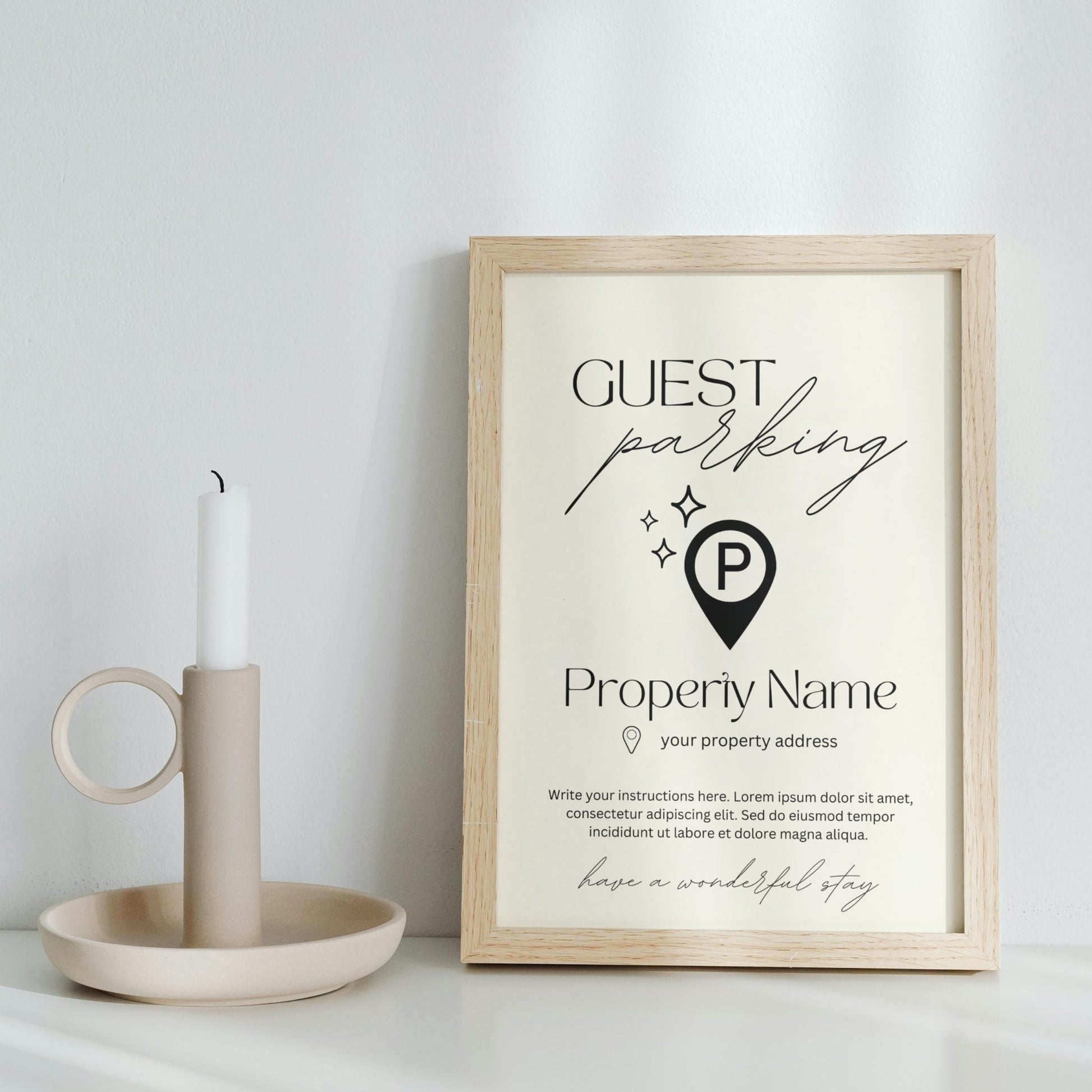 Part of the airbnb host sign bundle.