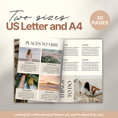A promotional graphic displaying an open welcome book.