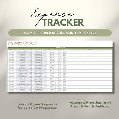 Overview graphic showing the expense tracker.
