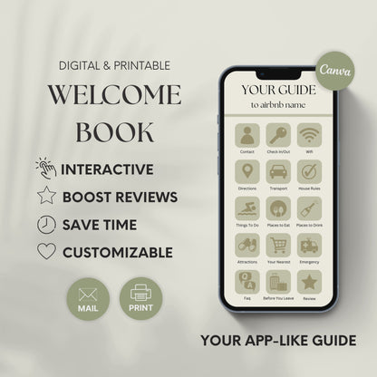 Airbnb Welcome Book Template - BUNDLE
