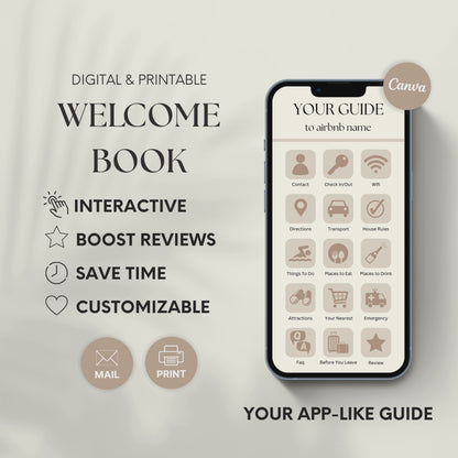 Airbnb Welcome Book Template - BUNDLE