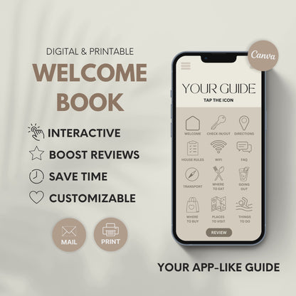 Airbnb Welcome Book Template - BUNDLE